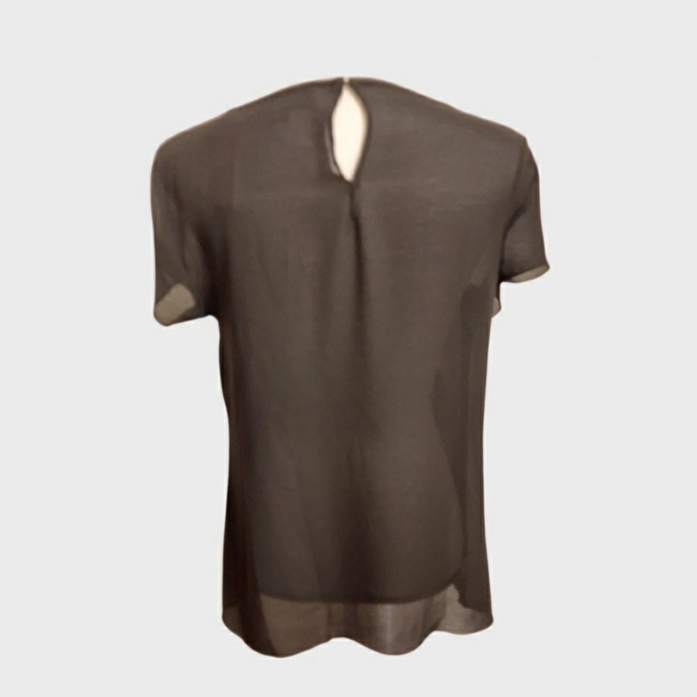 𝅺loft blouse black womens Size small - Picture 5 of 7